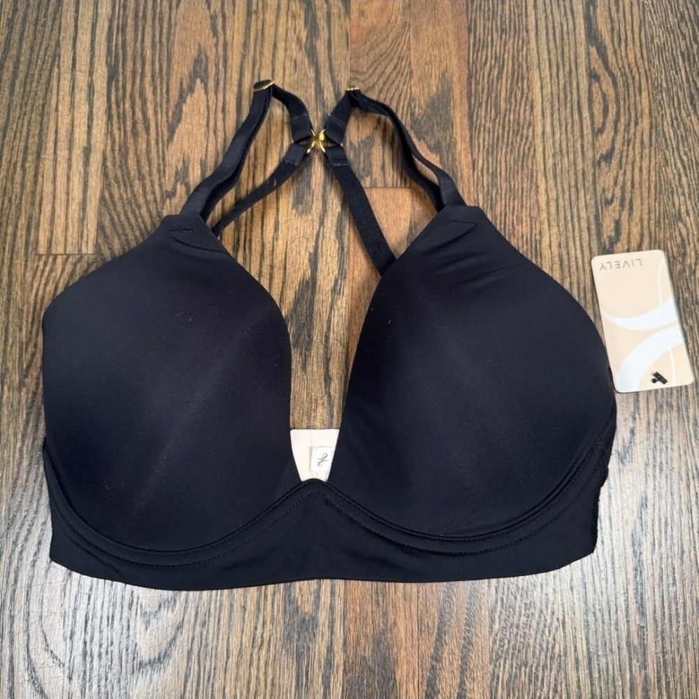 34DD NWT Lively Classic Black Bra